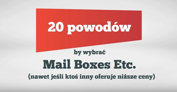 20 powodów, by nadać przesyłkę z MBE